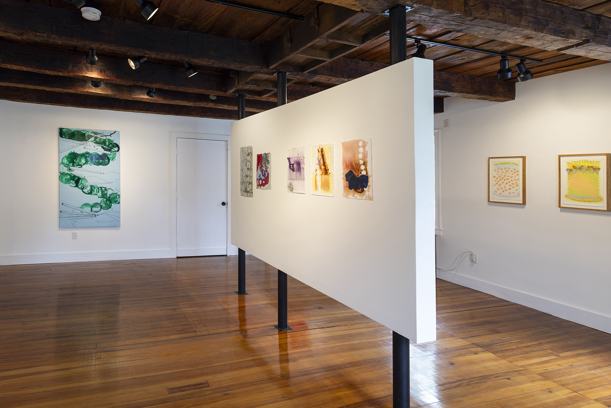 Installation view, works by Haleigh Collins.