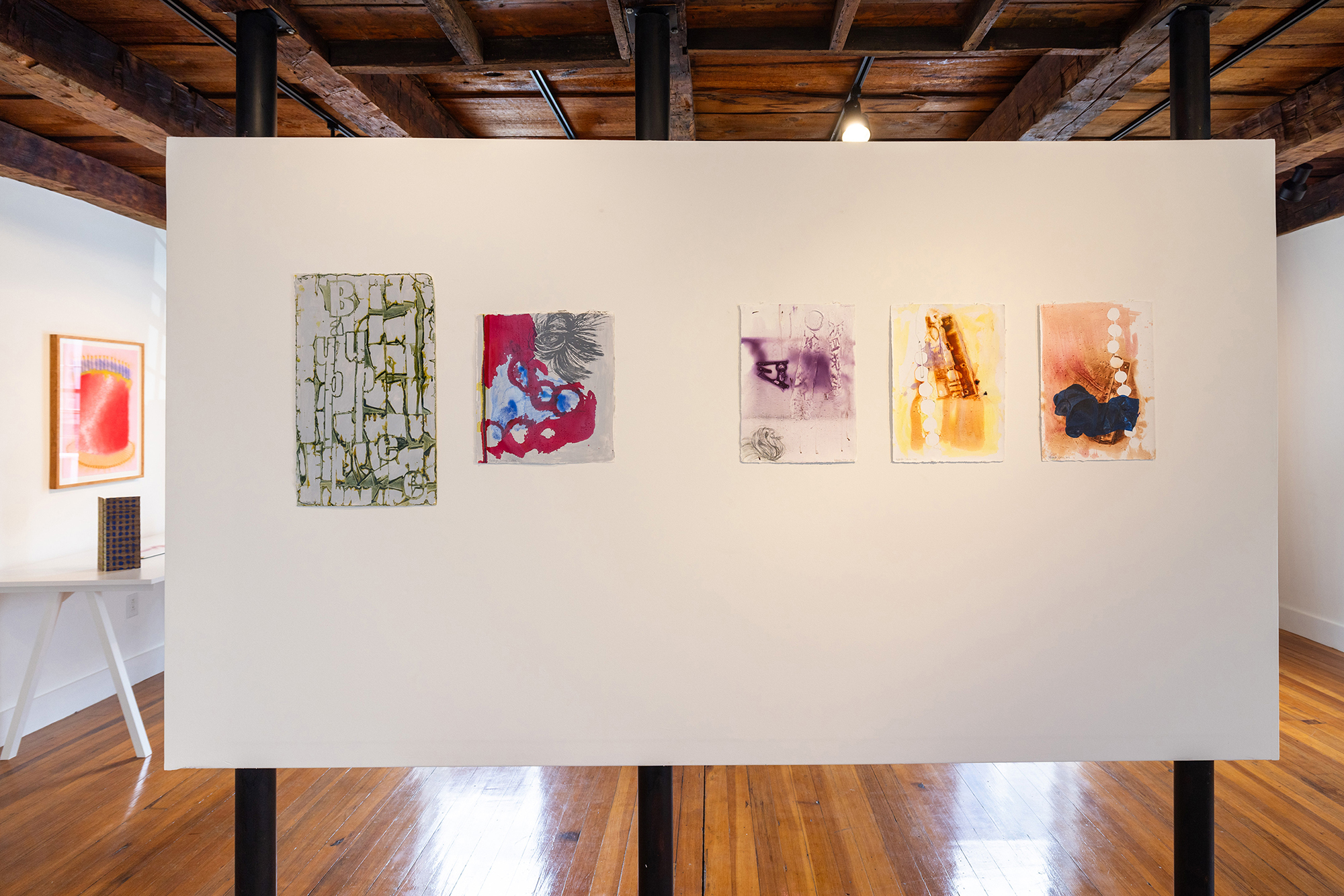 Installation view, works by Haleigh Collins.